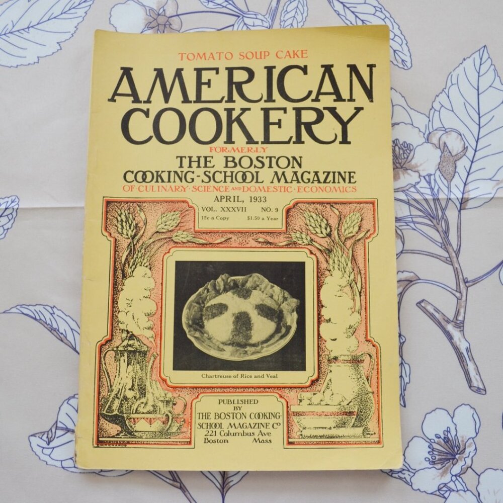 American Cookery The Boston Cooking-School Magazine 1933